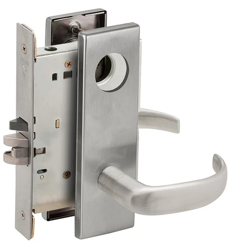 Schlage L9076L 17N Classroom Holdback Mortise Lock, Less Cylinder