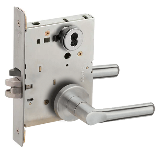 Schlage L9076J 18A Classroom Holdback Mortise Lock, Accepts Large Format IC Core (LFIC)