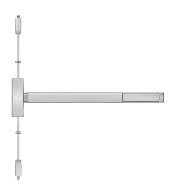 PHI Precision FL2201 Fire Rated Surface Vertical Rod Exit Device, Exit Only