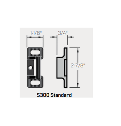 PHI Precision FL2202LBR Fire Rated Surface Vertical Rod Exit Device, Dummy Trim Prep, Less Bottom Rod