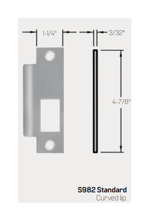 PHI Precision FL2314 Fire Rated Mortise Exit Device, No Cylinder Lever/Knob Always Active Prep (No Trim)