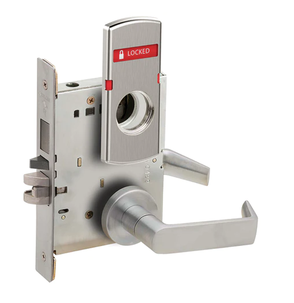 Schlage L9480L 06A L283-721 Storeroom Mortise Lock w/ Exterior Locked/Unlocked Indicator