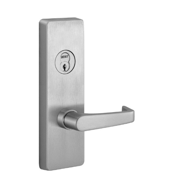 PHI Precision M4903A Wide Stile Key Retracts Latchbolt, "A" Lever Design, Requires 1-1/4" Mortise Type Cylinder