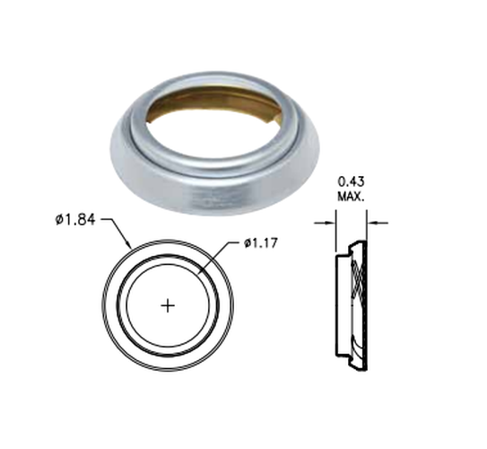 Kaba Ilco 861A Adjustable Spring Collar, 5/16" - 13/32"