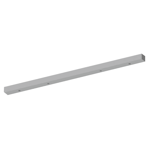LCN 4810-3038 689 Standard Track for 4810 Series, Aluminum Painted