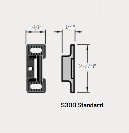 PHI Precision 5103 Rim Exit Device, Key Retracts Latchbolt Prep (No Trim)