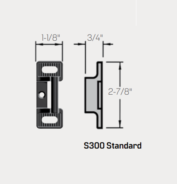 PHI Precision 5103CD Cylinder Dogging Rim Exit Device, Key Retracts Latchbolt Prep (No Trim)