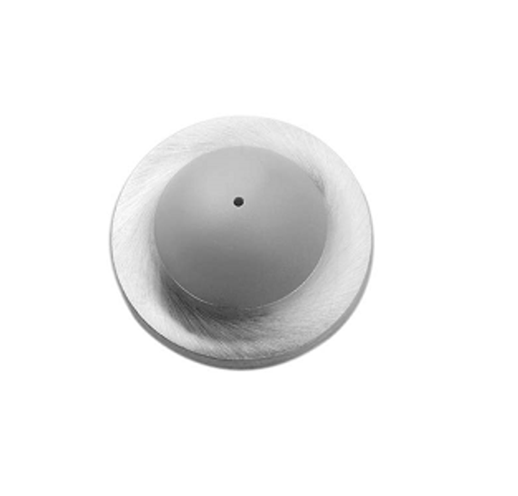 Rockwood 400 Convex Solid Cast Wall Stop, 1" Projection, 2-7/16" Diameter