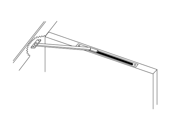 Rixson 1-336 Heavy Duty Concealed Mount Stop