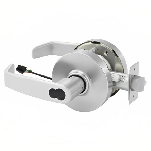 Sargent 60-10XG71 LL Electromechanical Cylindrical Lever Lock (Fail Secure), Accepts Large Format IC Core (LFIC)