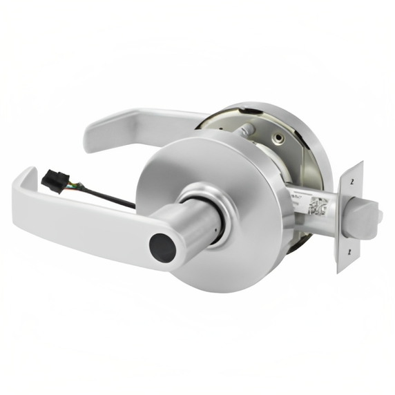 Sargent LC-10XG71 LL Electromechanical Cylindrical Lever Lock (Fail Secure), Less Cylinder