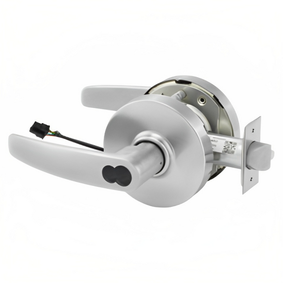 Sargent 60-10XG70 LB Electromechanical Cylindrical Lever Lock (Fail Safe), Accepts Large Format IC Core (LFIC)