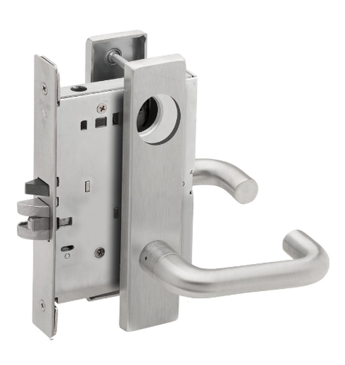 Schlage L9082L 03L Institution Mortise Lock, Less Cylinder