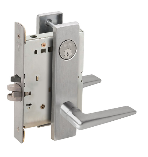 Schlage L9082P 05L Institution Mortise Lock w/ 05 Lever and L Escutcheon