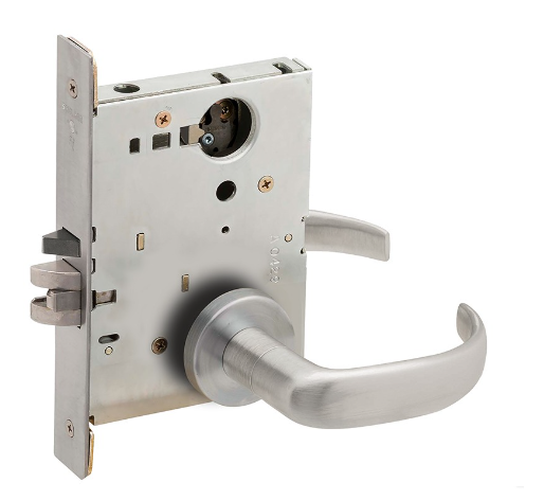 Schlage L9082L 17A Institution Mortise Lock, Less Cylinder