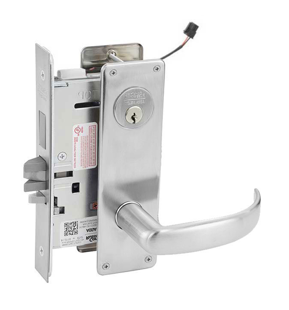 Corbin Russwin ML20906 PSN SEC Fail Secure Mortise Electrified Lock, Outside Cylinder Override