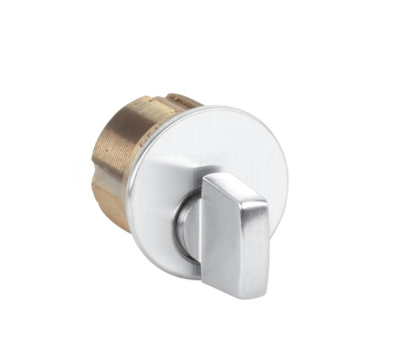 Kaba Ilco 7281TK2 1-3/4" Turn Knob Mortise Cylinder, Adams Rite Cam