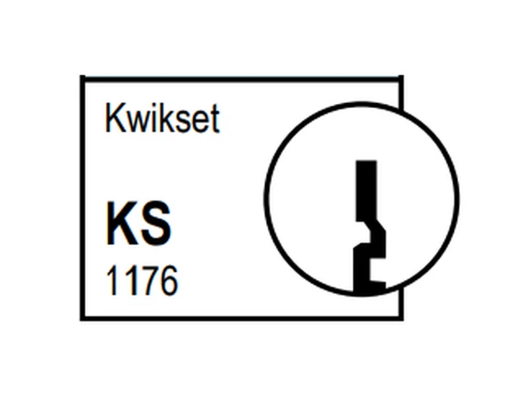 Kaba Ilco 15995KS-KD Combination Knob, Lever and Deadbolt Cylinder, Kwikset Keyway, Keyed Different