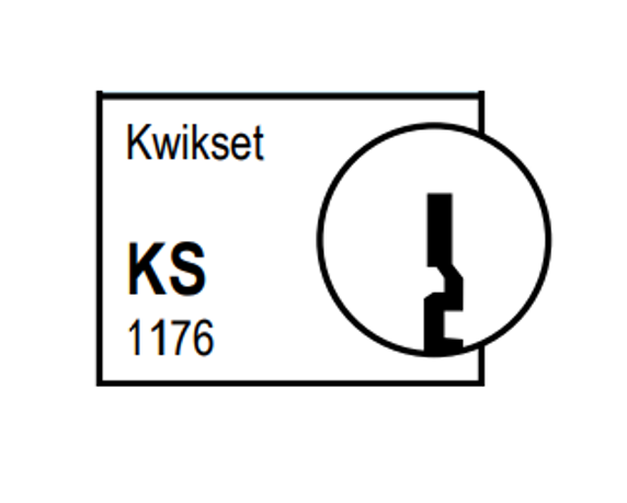 Kaba Ilco 15995KS-KD Combination Knob, Lever and Deadbolt Cylinder, Kwikset Keyway, Keyed Different