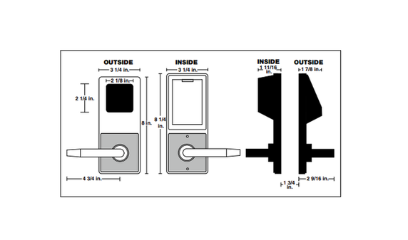 Alarm Lock DL2700IC-R Trilogy Electronic Digital Cylindrical Lock, Sargent LFIC Prep, Less Core