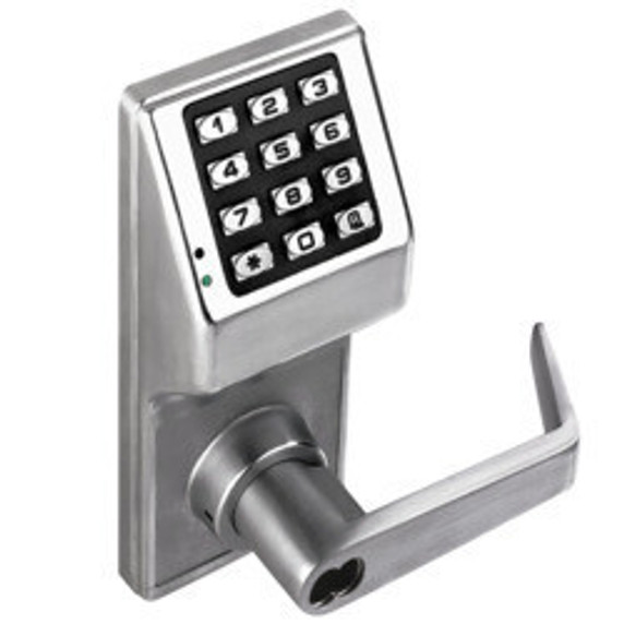 Alarm Lock DL2700IC-S Trilogy Electronic Digital Cylindrical Lock, Schlage LFIC Prep, Less Core