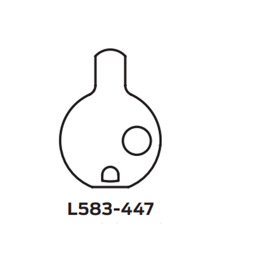Schlage 20-013 114 1-1/4" Mortise Cylinder with 3/8" Blocking Ring