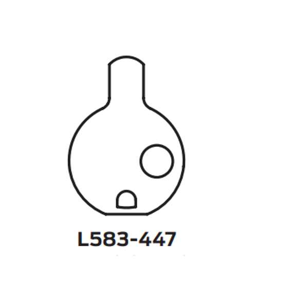 Schlage 20-013 114 1-1/4" Mortise Cylinder with 3/8" Blocking Ring