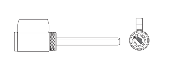 Schlage 22-643 C 6-Pin Conventional Deadbolt Cylinder, C Keyway
