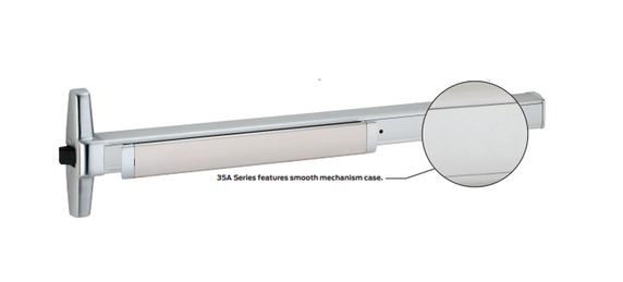 Von Duprin 35AEO Narrow Stile Rim Exit Device, Exit Only