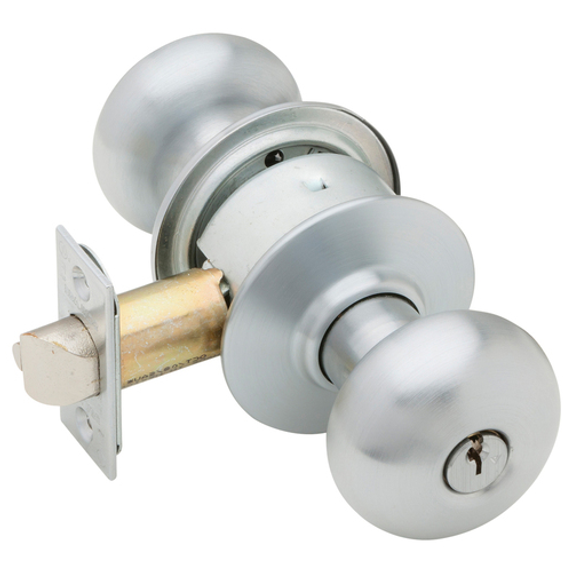 Schlage A80PD PLY Storeroom Cylindrical Lock, Plymouth Knob