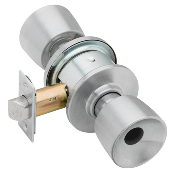 Schlage A80LD TUL Storeroom Cylindrical Lock, Tulip Knob, Less Conventional Cylinder