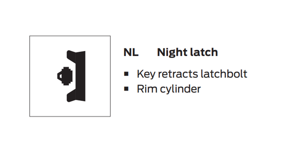 Von Duprin 386NL Night Latch Pull Trim