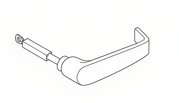 Corbin Russwin 670F72 ML2000 Cast NS Outside Lever and Spindle Assembly