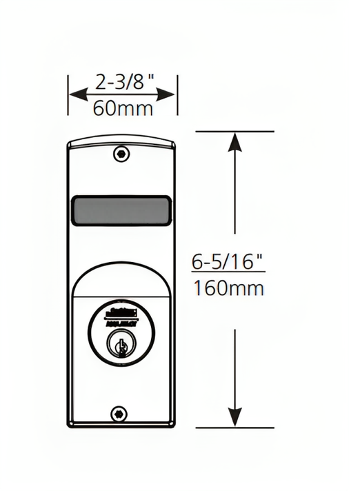 Corbin Russwin ML190 V03 Indicator for Sectional Trim - Icons Only