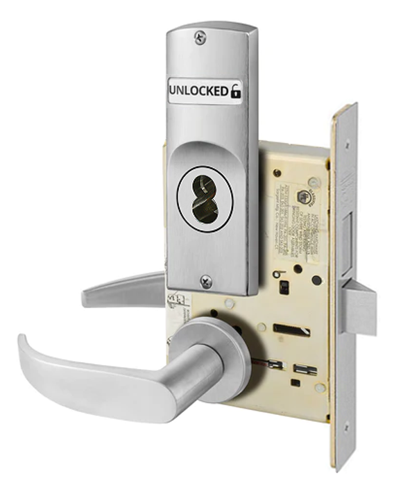 Sargent 60V40-8225 LNP Dormitory or Exit Mortise Lock w/ Unlocked/Locked Indicator