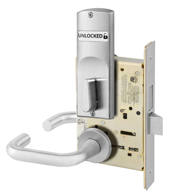 Sargent V04-8225 LNJ Dormitory or Exit Mortise Lock w/ Unlocked/Locked Indicator