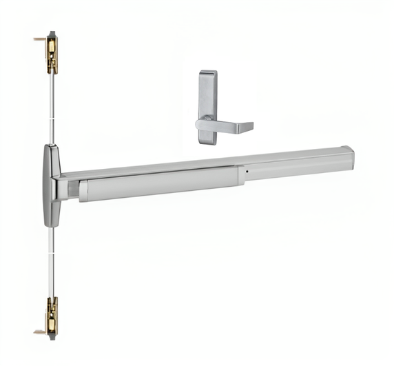 Von Duprin 3347AL-BE Concealed Vertical Rod Exit Device with 360L-BE Trim