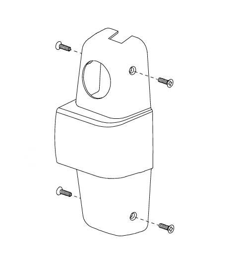 Von Duprin 050562 Center Case Cover Kit for CX-CD/SD98/9947 Exit Device, Right Hand Reverse