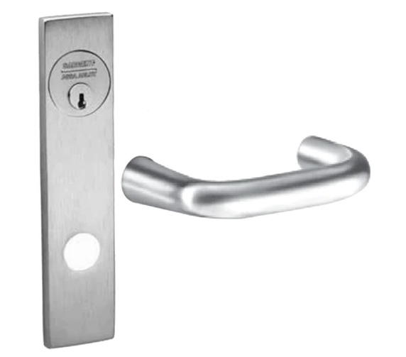 Sargent TR-8243 LE1J Apartment Corridor Mortise Trim Pack, LE1 Escutcheon, J Lever