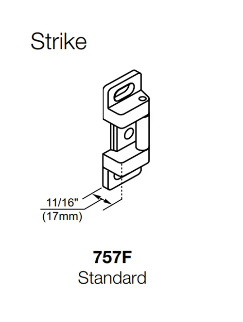 Accentra (Yale) 7150 Wide Stile Square Bolt Rim Exit Device