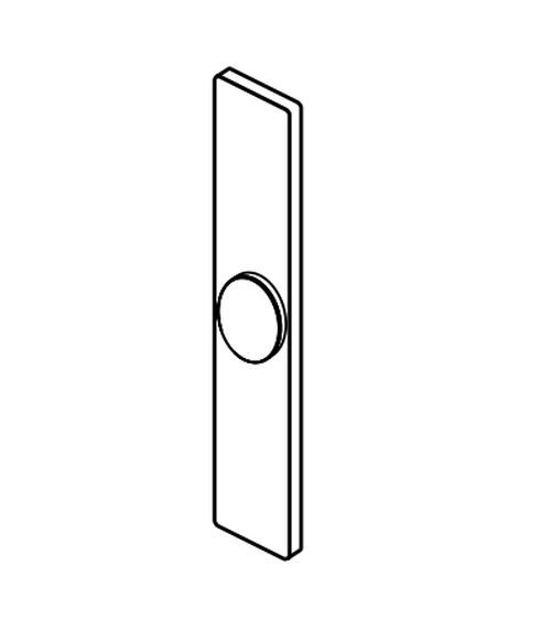 Accentra (Yale) 501F Narrow Exit Pull Trim, Nightlatch