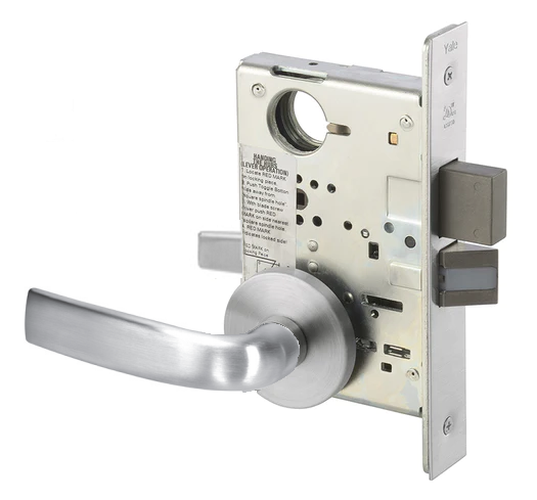 Accentra (Yale) JNR8802FL Privacy, Bedroom or Bath Mortise Lever Lock, Jefferson Style