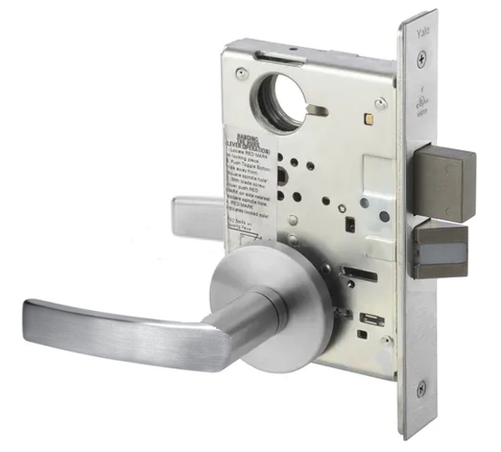 Accentra (Yale) MOR8802FL Privacy, Bedroom or Bath Mortise Lever Lock, Monroe Style