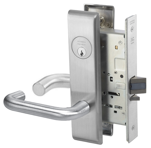 Accentra (Yale) CRCN8808FL Classroom Mortise Lever Lock, Carmel Style