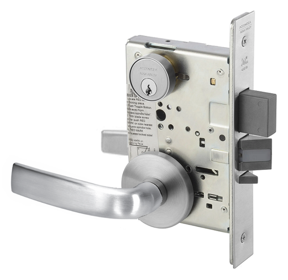 Accentra (Yale) JNR8820FL Hotel Guest Mortise Lever Lock, Jefferson Style