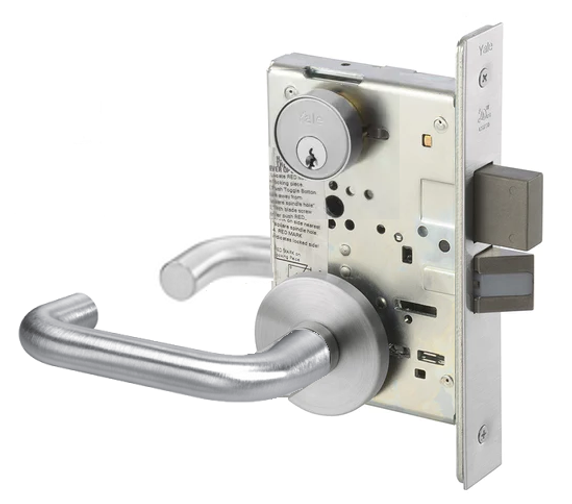 Accentra (Yale) CRR8822FL Dormitory or Exit Mortise Lever Lock, Carmel Style