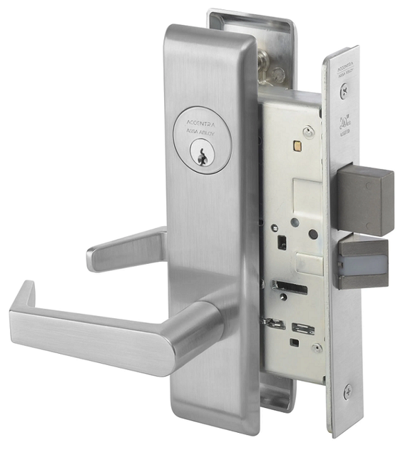 Accentra (Yale) AUCN8822FL Dormitory or Exit Mortise Lever Lock, Augusta Style