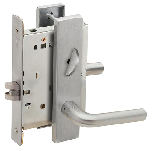 Schlage L9040 02L Mortise Bath/Bedroom Privacy Lock w/ 02 Lever and L Escutcheon