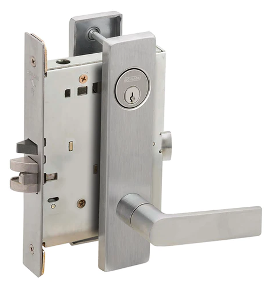 Schlage L9050P 01L Mortise Entrance/Office Lock w/ 01 Lever and L Escutcheon