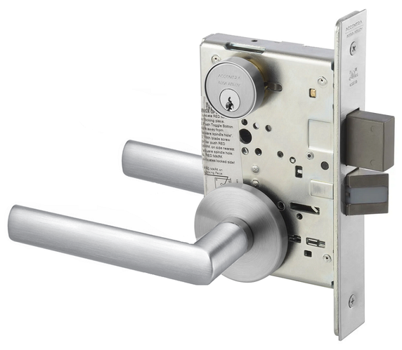 Accentra (Yale) VIR8861FL Dormitory or Storeroom Mortise Lever Lock